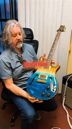 Wild West Guitars 🎆🤠 on Instagram: "From jazz to rock, this guitar covers it all and makes a statement doing it. PRS Wild West Guitars 25th Anniversary Limited Run Wood Library Artist Package Hollowbody II Piezo Beach Fade (Private Stock Color) 🔥 *US Only / No International Shipping #wildwestguitars #prs #prsguitars #prswoodlibrary #prshollowbodyii"