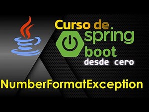JAVA SPRING BOOT COURSE FROM SCRATCH | EXCEPTIONS - NUMBERFORMATEXCEPTION (video 29)