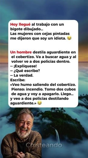 Hoy llegué al trabajo con un bigote dibujado…