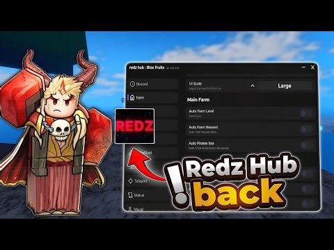 [NEW UPDATE 2026] Blox Fruits Script REDZ HUB - NO KEY - AUTO FARM AUTO RAID FRUITSNIPER