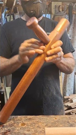 Making Classical Round Tonfas #Kobudo #karate https://kobudo-store.myshopify.com/