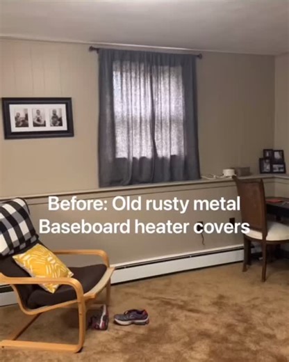 Five year update: The decor has changed a time or two but the baseboard heater covers have held up perfectly! | Rocky Canyon Rustic