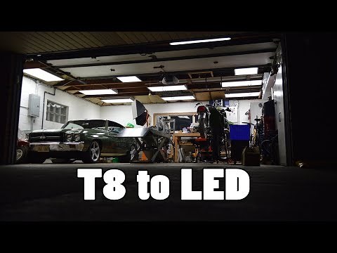 How-To: T8 to LED conversion / HYPERIKON / 105,600 Lumens!