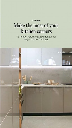 Kitchen magic corner cabinets