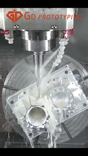 5軸CNC加工の真髄は、制御された動作にあります。