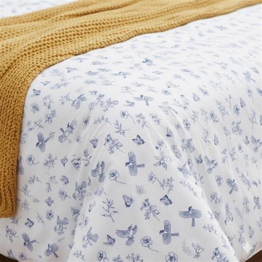 Vintage Blue Pattern Bedding Gift for House Warming Spring Trends 2026 - Etsy