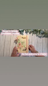 Junk Journal made from a Manila file folder | Designs by Dina