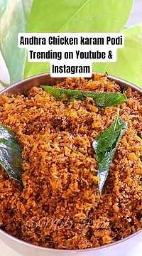 Trending Series Ep-93 🔥 Trending on YouTube & Instagram | Andhra Chicken Karam Podi Recipe 🍗🤤 #viral