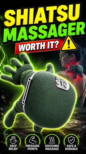 Shiatsu Massager: Features, Benefits & What to Know Before You Buy