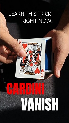 Let's Learn This Amazing Card Vanish Magic Trick In Seconds