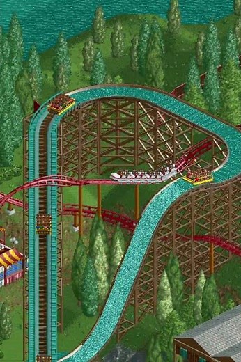 OpenRCT2 Rollercoaster: White Water Launcher