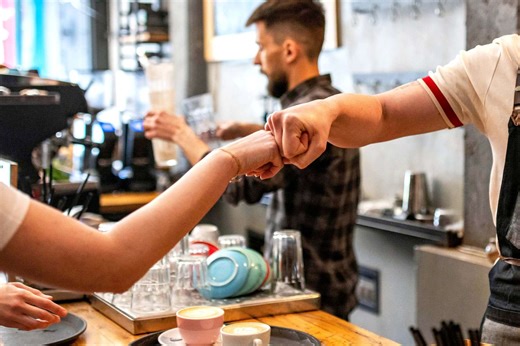 Trade the Handshake for a Fist Bump if You Want Better Service