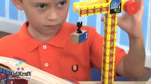 KidKraft Rising City Train Table And Set
