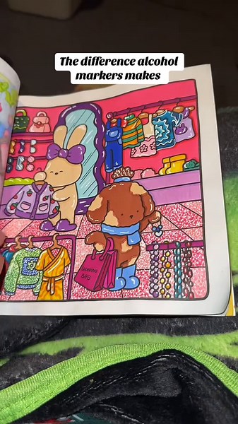 The Difference Alcohol Markers Make in Coloring
