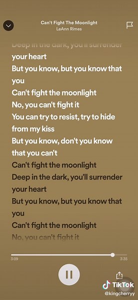 LeAnn Rimes - Can't Fight The Moonlight Lyrics
