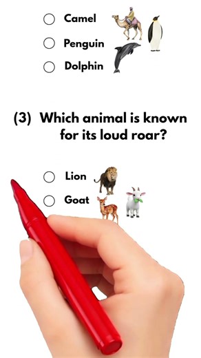Animal Quiz Challenge 🐾 | Fly, Desert & Roaring Animal | Fun GK Quiz 🧠