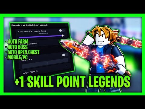 *NEW* +1 Skill Point Legends Script - Auto Farm, Auto Boss, Auto Open Chest And More