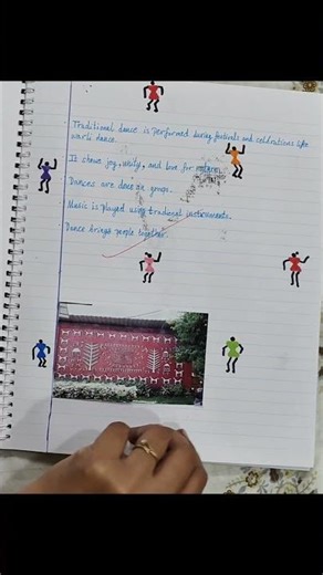 social studies project cover page ideas project decoration idea warli painting ideas