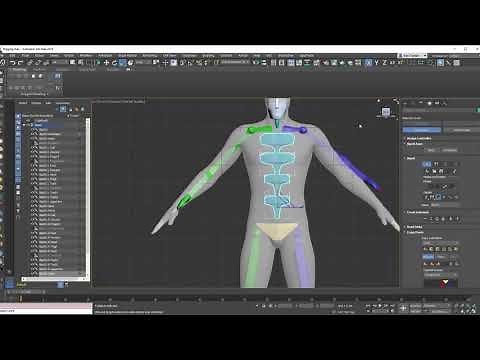 3dsMax biped and skin mod 01