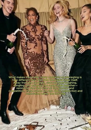 Inside the Golden Globes After-Party 🎉 Hollywood Stars Let Loose After the Awards