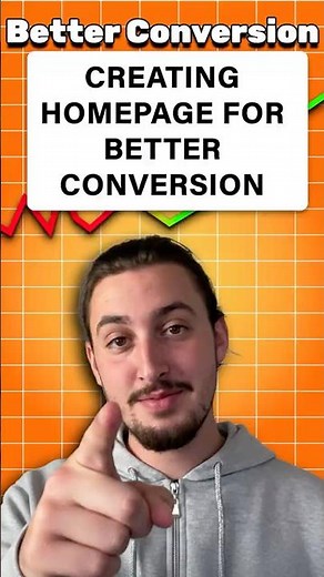 Creating homepage for better conversion