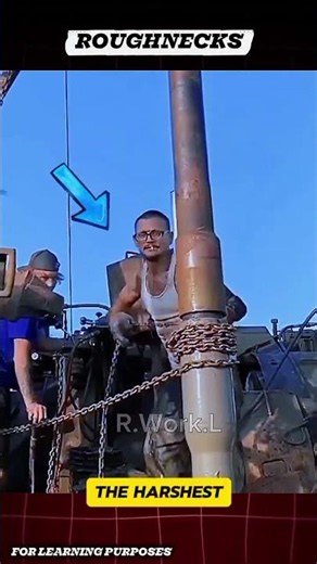The Toughest Job on an Oil Rig? Meet the Roughnecks 🛢️💪. #virql#usa#shorts
