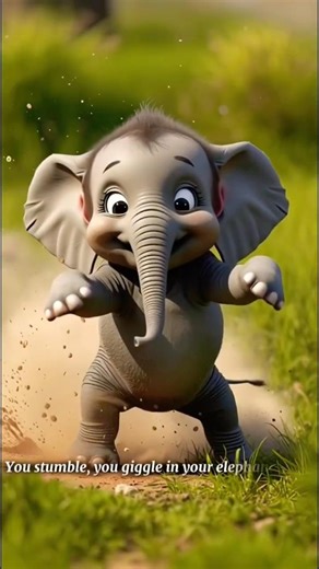 A baby elephant song🐘🎵 #elephant #elephant-song #aivideo #cartoon #cartoon-song
