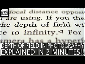 Depth of Field in Photography - Explained in 2 Minutes!!