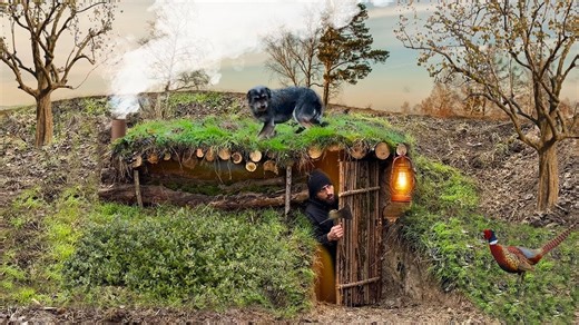 14K views · 397 reactions | Constructing a triangle shelter to survive in the wilderness wooden ceiling and a warm stove.#survival #adventure #wilderness #camping #bushcraftcamping #logcabin #cabin | Alan Bushcraft | Facebook