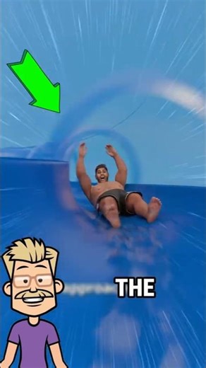 If You Stuck In A Water Slide 😨