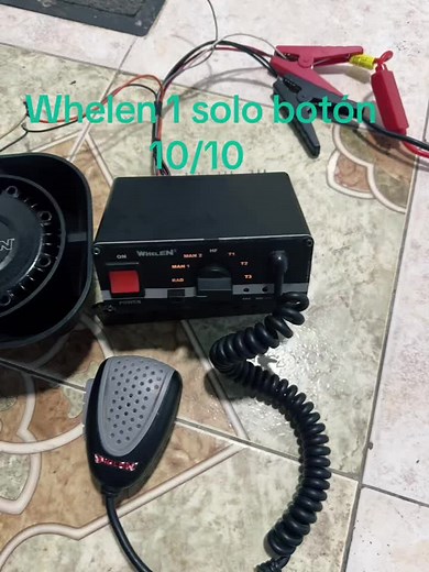 Sirena Whelen de 1 Botón en Excelente Estado