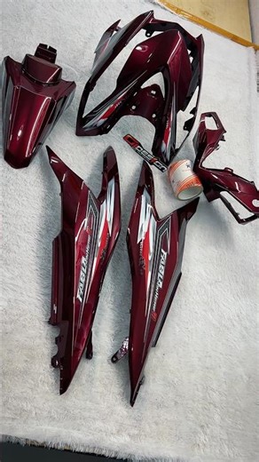 ✅repaint body halus beat deluxe 🔴Ruby red candy✅striping custom