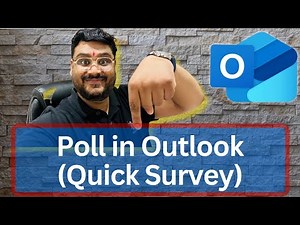 How to Create a Poll 📋 in Outlook with Multiple Questions?