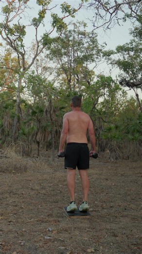 Slant Board Calf Raises #muscleloss #rebuild