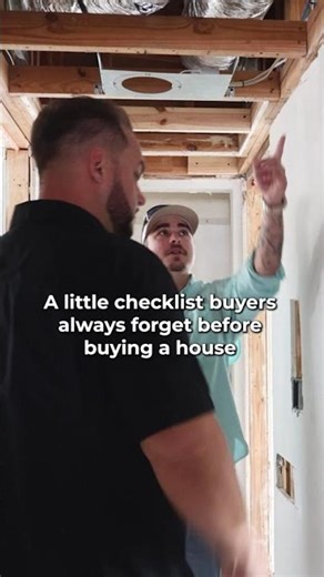Checklist for buying a Home!