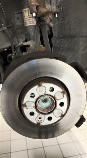 Audi A1 brake disc and pad replacement #audi #vw #mechanic #cars