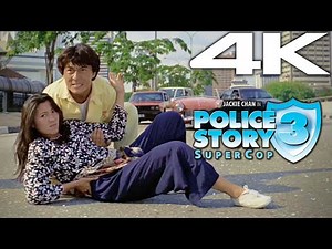 Jackie Chan, Michelle Yeoh "Police Story 3" (1992) in 4K // Car Chase