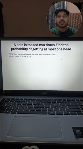 getting head at most one time | probability |#boards2025