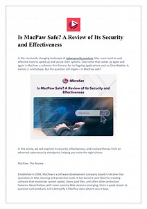 Is MacPaw Safe? A Review of Its Security and Effectiveness - SlideServe