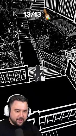 UNENDLICHE Treppen im Farb-Horror Spiel 😮