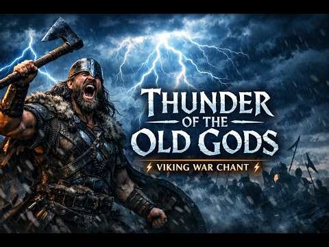 THUNDER OF THE OLD GODS Viking War Chant | Epic Nordic Battle Music | ApexWolf Beats Lyric Video
