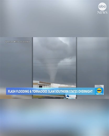 There were dangerous storms overnight across the country, with multiple tornadoes touching down in Texas. https://abcnews.visitlink.me/mG9Qkf | ABC News