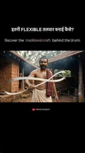 How Is India’s Flexible Urumi Sword Made? #Shorts