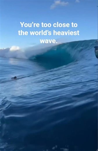 The Heaviest Wave on Earth 🤯 #Teahupoo #Surfing