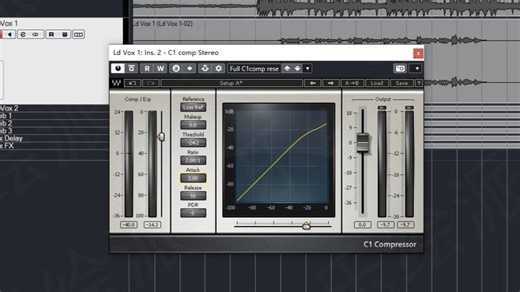第14期 C1控制人声动态 | Waves 实战技巧教程 | 综合混音效果器套装
