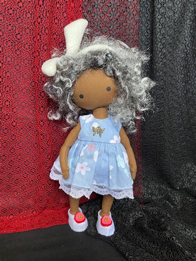 Handmade African American Rag Doll, Black Cloth Doll With Removable Clothes, Poseable Art Doll, Dark Skin Soft Doll, Keepsake Gift for Girls - Etsy