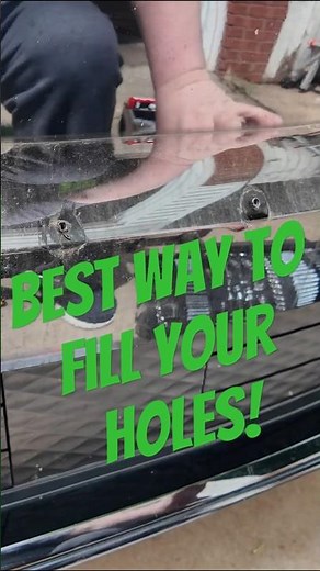 Plug License Plate Holes in minutes! #CarHacks #CarCare #AutoRepair