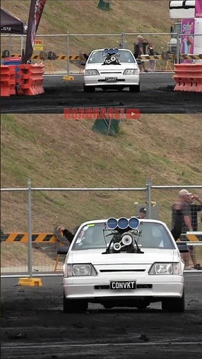 Watch this Holden Commodore VK do a burnout!