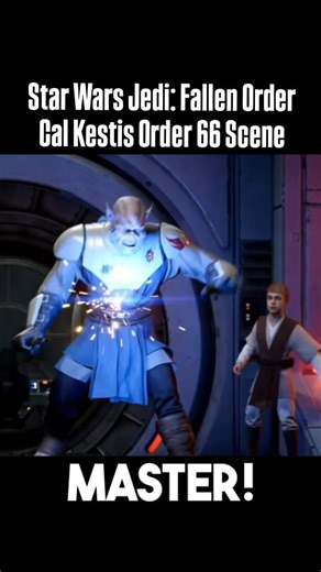 The Sith Shall Rule Again! on Instagram: "Star Wars Jedi: Fallen OrderCal Kestis Order 66 Scene...Can't wait for part 3! #calkestis #videogames #gaming #jedifallenorder #reels #order66 #jedi #lightsaber"