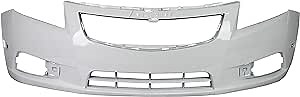 BUMPERS THAT DELIVER - Painted WA8624 Olympic White, Front Bumper Cover Fascia Compatible with 2011-2014 Chevy Cruze LS LT LTZ ECO 11-14, GM1000924